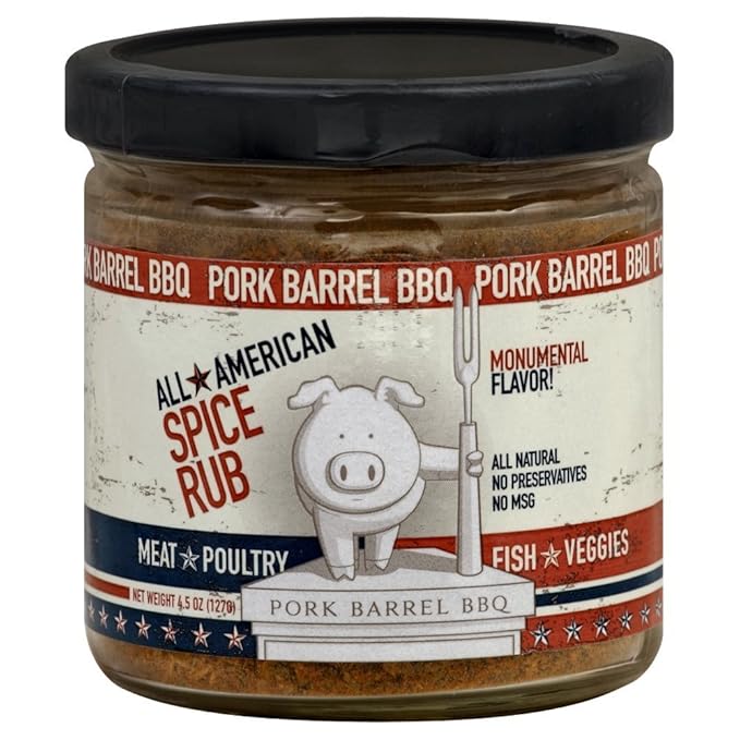 Pork Barrel Spice Rub BBQ All American 4.5 oz. (Pack of 6