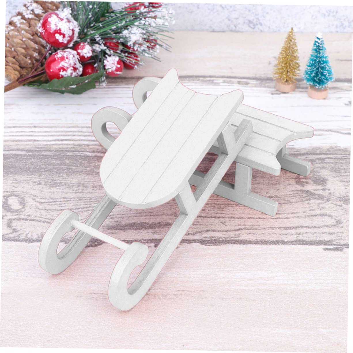 12stücke Titel Schlitten Weihnachtsdeko Kreative Weihnachtsornamente Für Festliche Wohnräume Geeignet Für Wohnzimmer Schlafzimmer Und Mehr