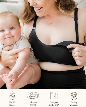 Kindred Bravely Sublime Nursing Sports Bras for Breastfeeding, Soft & Stretchy Maternity Bra