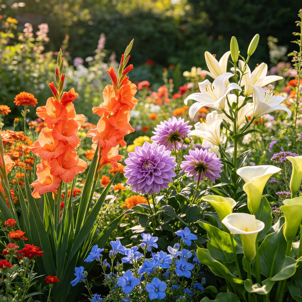 50zwiebeln x blumenRhizom Mehrfarbig balkongarten Gartenbepflanzung