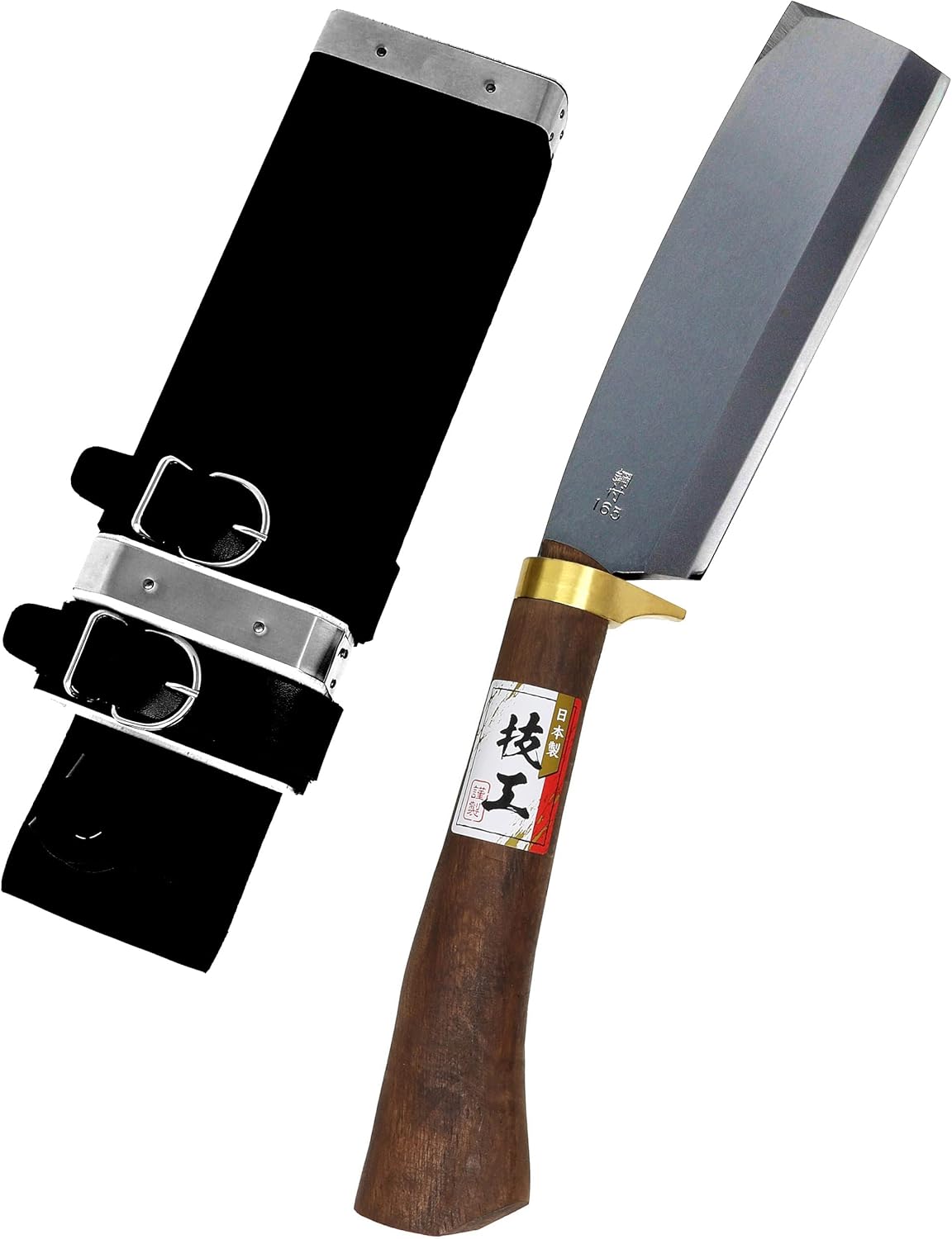 KAKURI Japanese NATA Tool Knife 6.5" Made in Japan, Bushcraft Hatchet Axe with