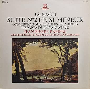 Amazon.co.jp LP盤 ジャン=ピエール・ランパル/ジャン=フランソワ・パイヤール/Paillard Cham Bach 管弦楽