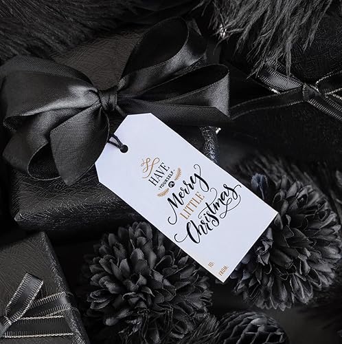 Miniatura 5 de Etiquetas de regalo de Navidad con cuerda, regalo de agradecimiento, etiquetas de nombre de Navidad, etiquetas colgantes de Navidad para regalos,