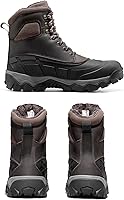 Vista 7 de NORTIV 8 Botas de invierno para hombre, aisladas, impermeables, botas de senderismo para nieve