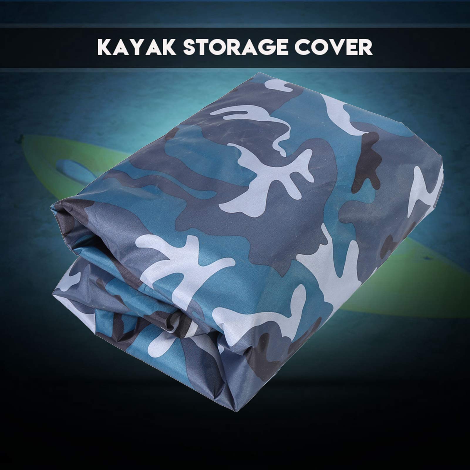 Kajak Cover Stofkap Shield Waterdichte Sunblock Uv-bescherming Voor Vissersboot Kano Outdoor Storage 5.1M-5.5M