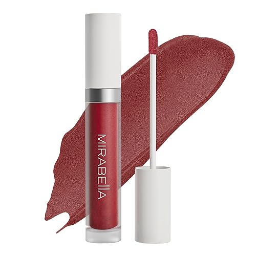 Miniatura 7 de Mirabella Brillo de labios hidratante, Lustre - Luxe Advanced Formula Lip Oil Lip Gloss - Brillo de labios de color de larga duración para mujeres -