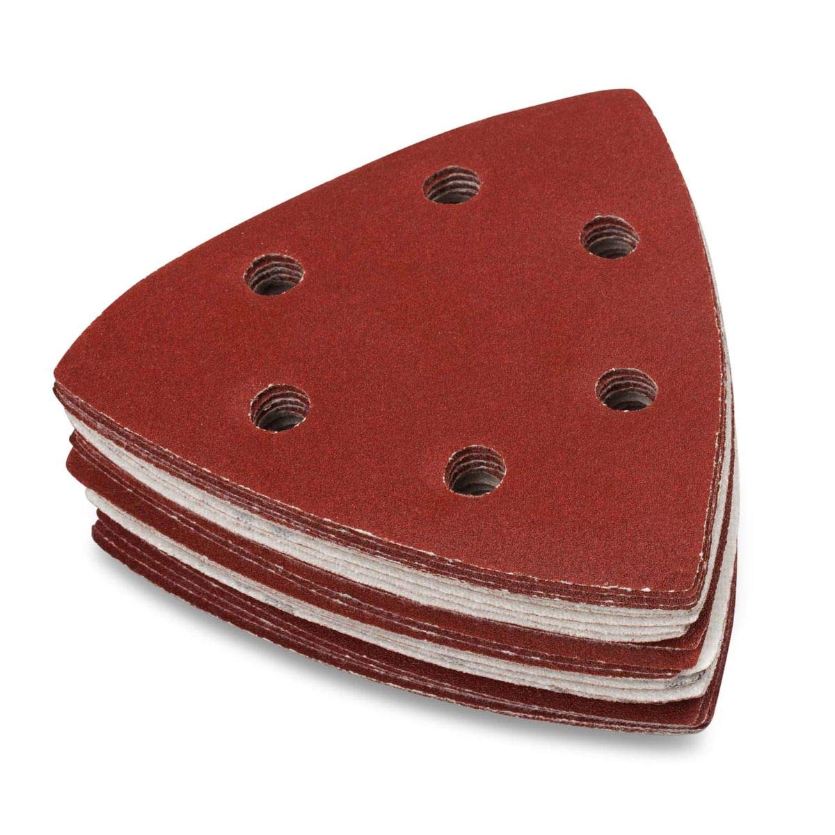 120 Stück Schleifpapier Set Für Dreieckschleifer - 8 Körnungen 40-400 Klett