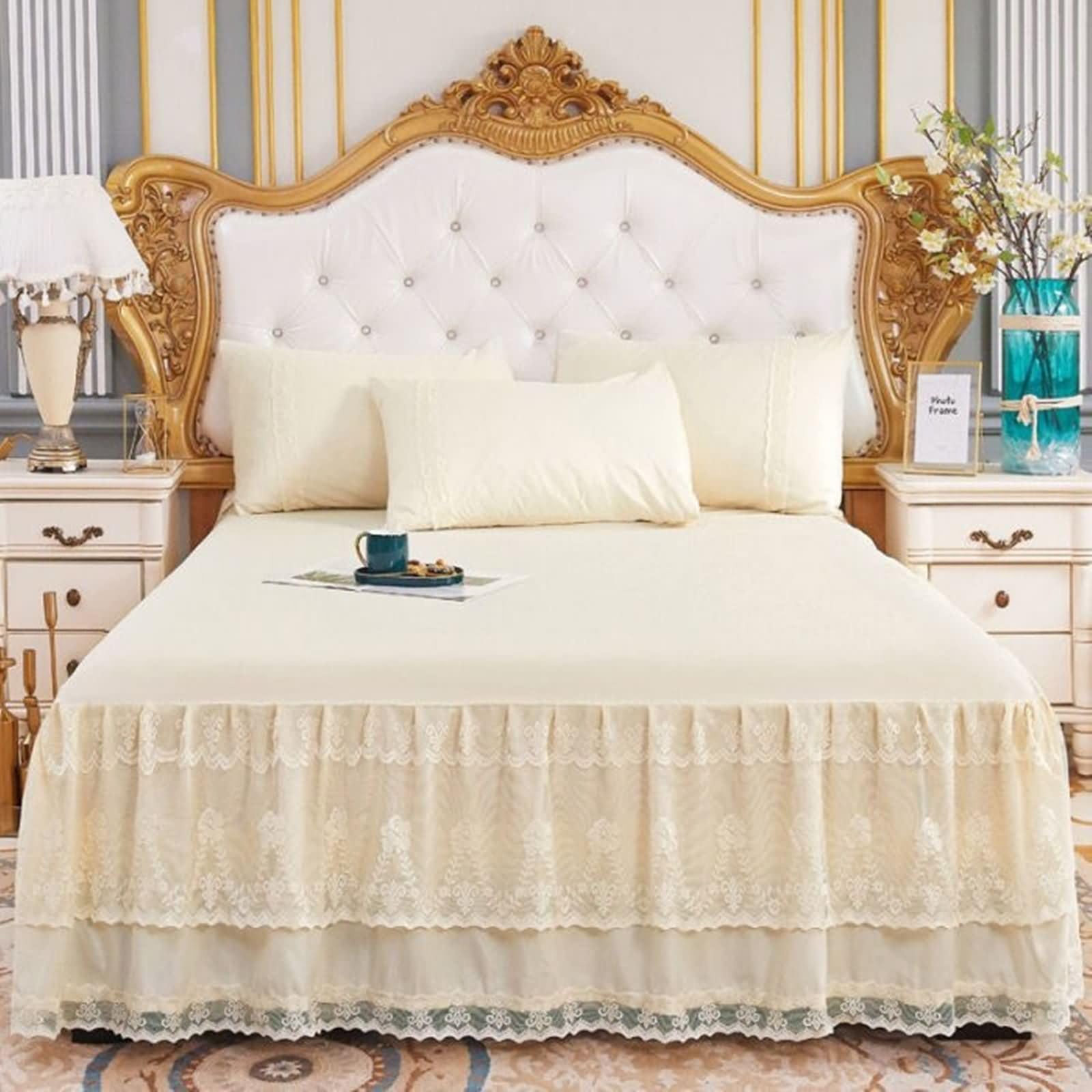 Cache-sommier 180x220 élastique pour cacher le sommier sans effort