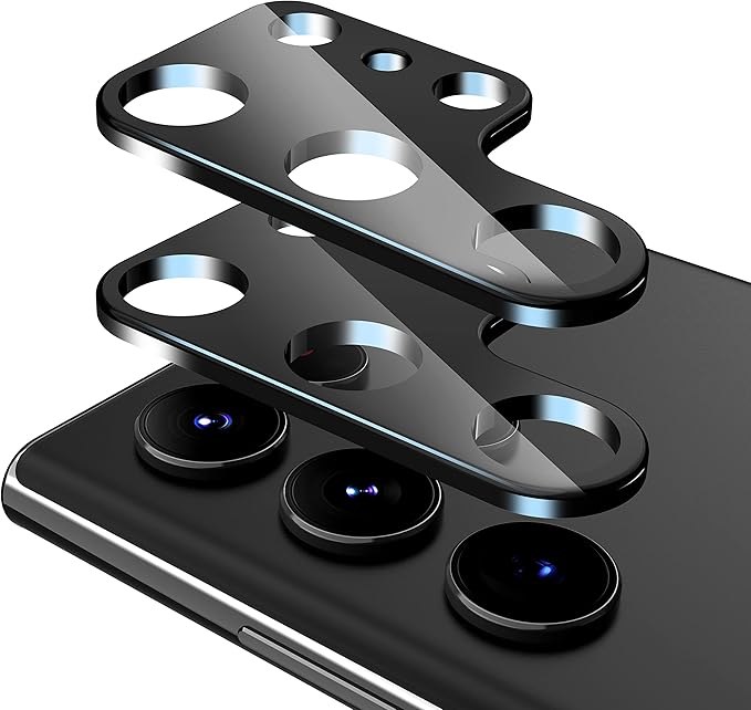 Diruite 2Pack Camera Lens Cover for Samsung Galaxy S23 Ultra Camera