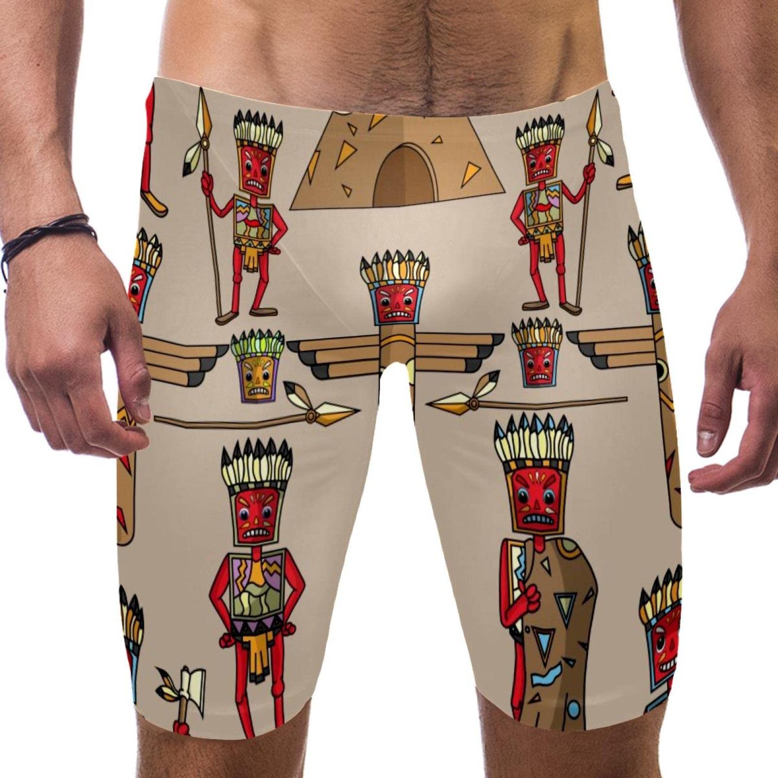 Jammers de natación para hombre 3XL bañador largo de resistencia multicolor estilo americano 7