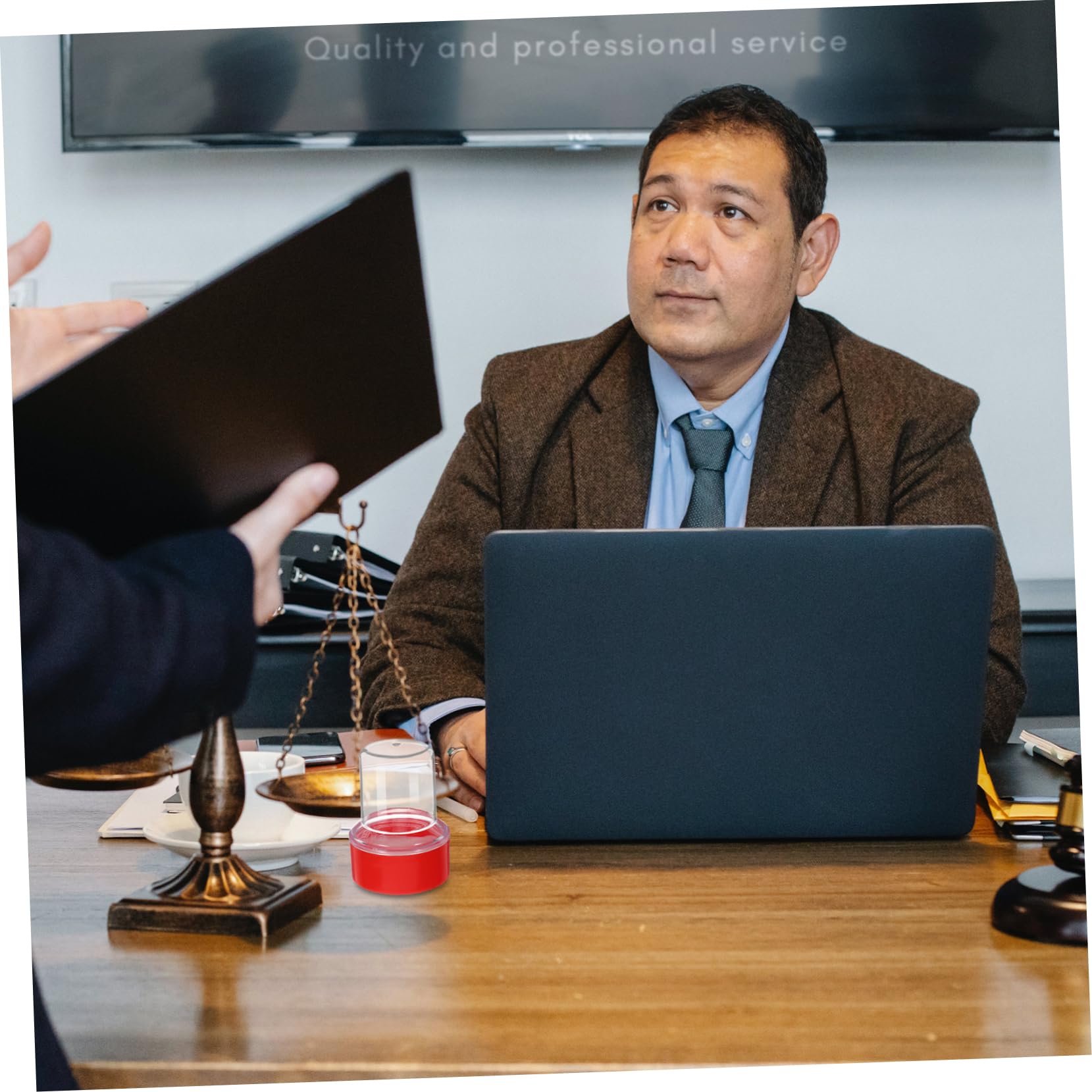 SEWACC Pcs Stamper Container Plastic Stamp Box for Office Supplies Empty Seals Box Design