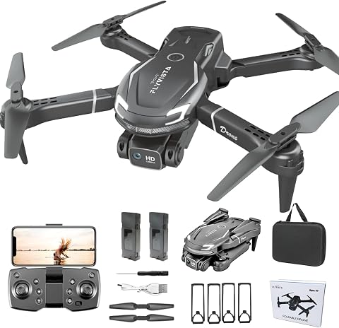 FlyVISTA Cool Mini Drone with Camera for Kids and Adults, 1080P FPV, Remote C...