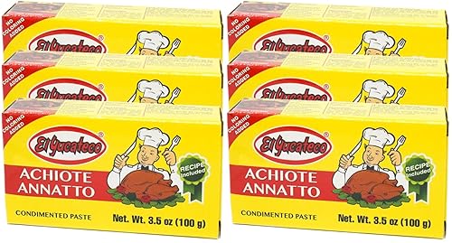 El Yucateco Achiote Paste 35 oz paquete de 6