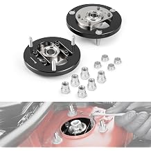 Bevinsee Front Adjustable Camber Plates Compatible with E90 E91 E92 E93 E81 E82 E87 E88 RWD X1 E84, Replaced 31306775098, 31306760943