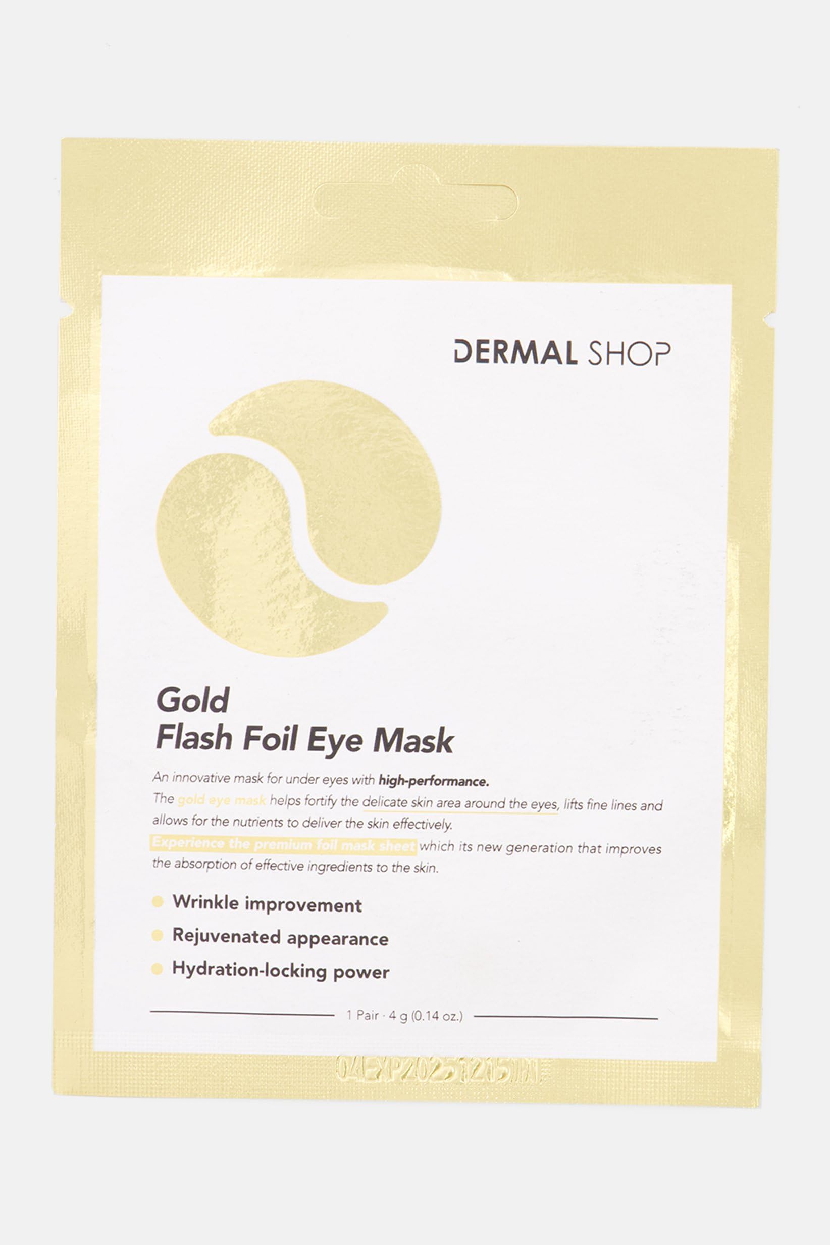 Dermal Gold Flash Foil Eye Mask 4 g