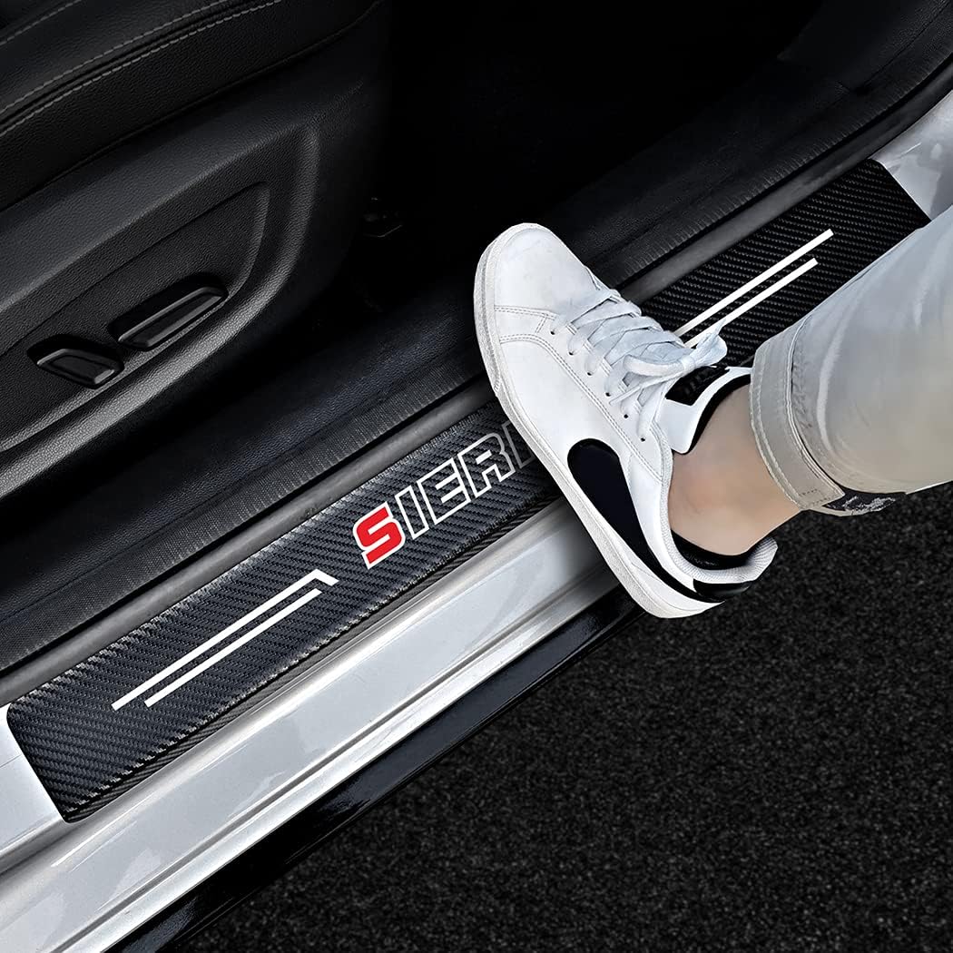 Yousthka 4pcs/Set Car Door Threshold Protector Compatible with GMC