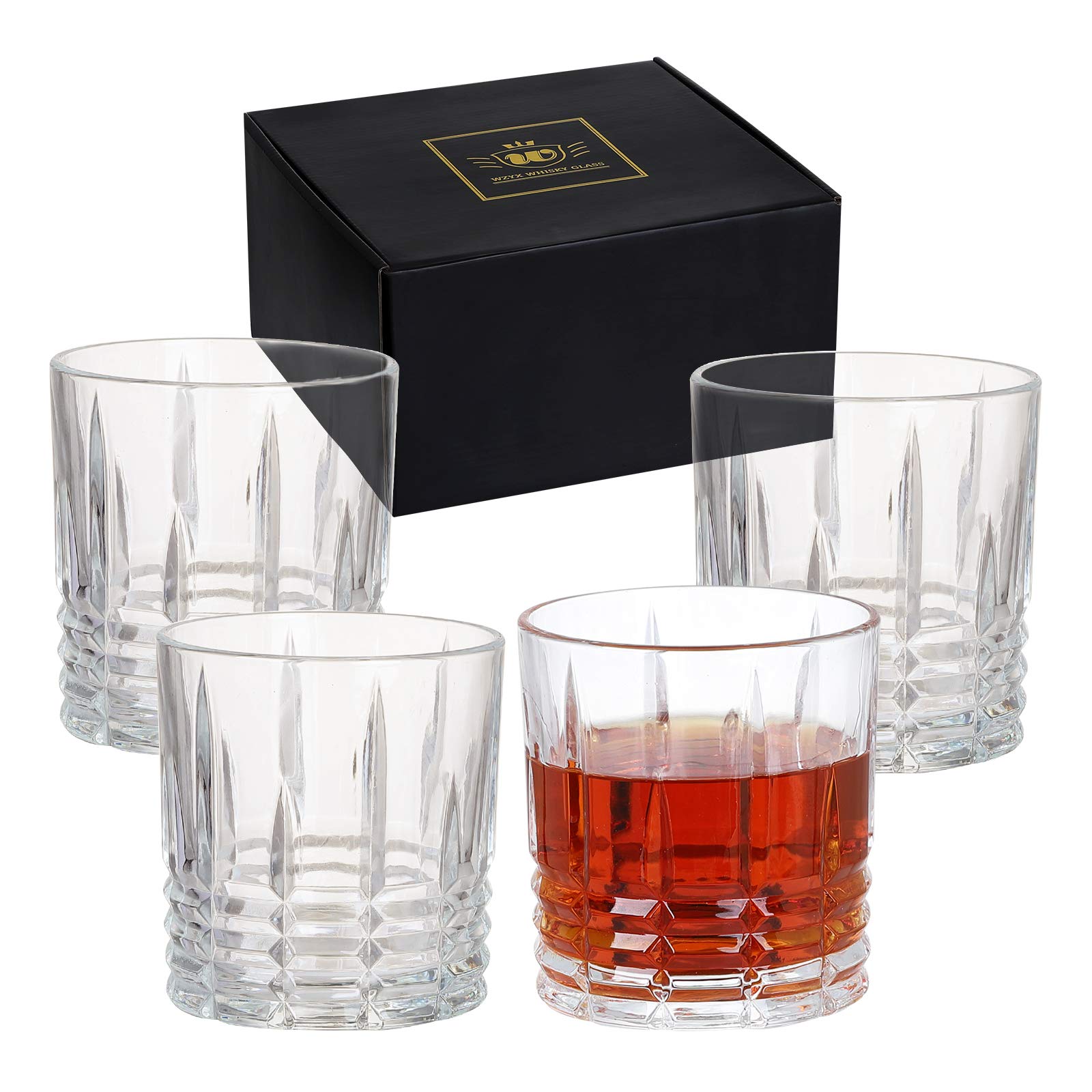 Buy Whiskey Glasses Premium 11 OZ Scotch Glasses Set of 4 /Old