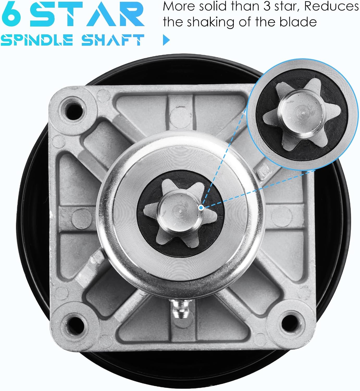 Mower 46" Deck Spindle Assembly 618-04134, 918-04134A, for MTD 112-0383 LT546G, LT546H, LT946G, LT5 RT99 with 618-04134A, 618-04134B,for Toro LX460, LX465, LX466