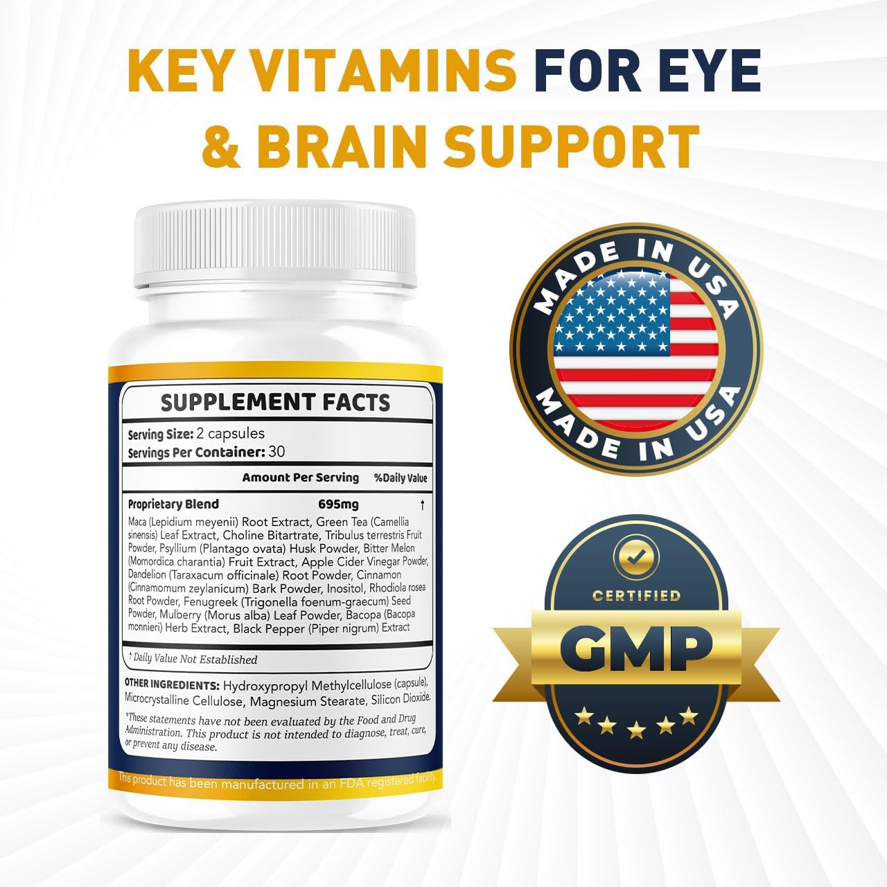 (5 Pack) Iron Vision Eye Supplement Capsules - Official Iron Vision Advanced Premium Support Pills - Maximum Strength, Natural Vitamins For Overall Health & Wellness Reviews, 300 Capsules For 5 Months