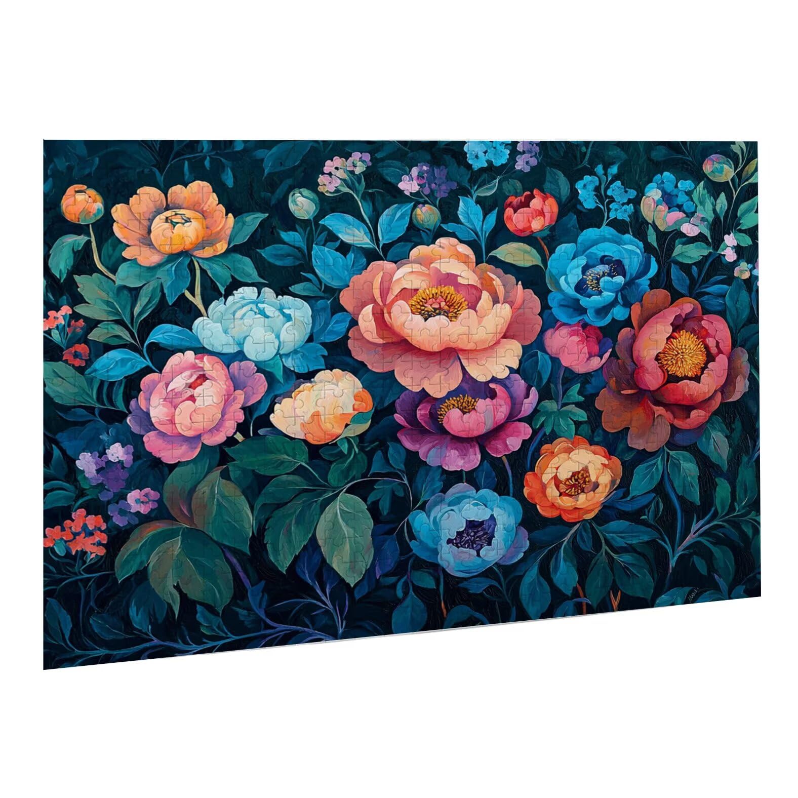 Puzzle dla dorosłych, 3000 sztuk, trudne drewniane puzzle, gra, gra logiczna, gra ręczna, dekoracja rodzinna, kreatywna rozrywka, prezent 81 x 122 cm kwiat rośliny 3 K0F-68