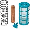 XtremepowerUS 90141 Ionizer Parts Anode, Spring, Basket Screen, and Wing-Screw Copper Pool Replacement Set Solar, Green