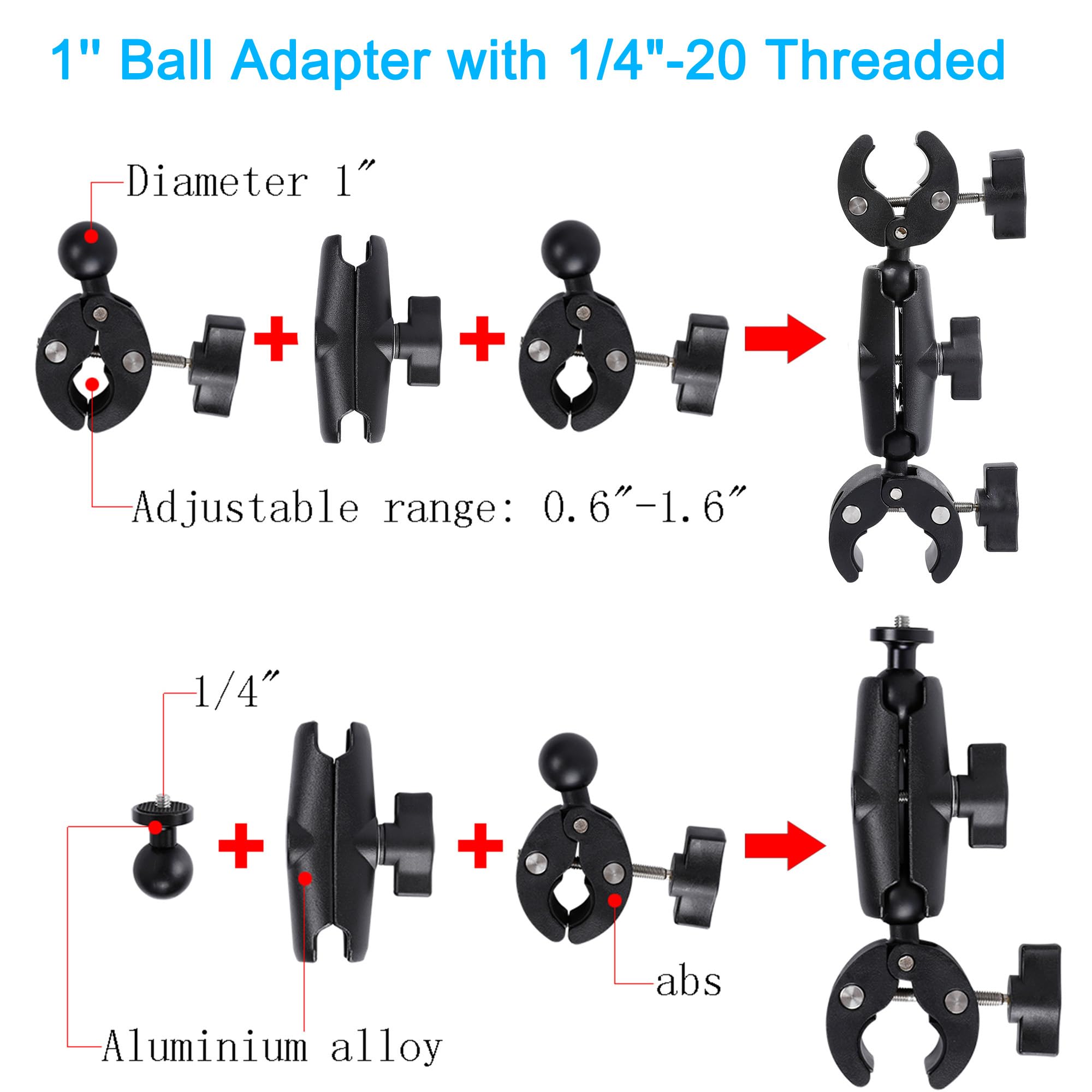 Taisioner Double Mount Clamp Bracket Monitor Magic Socket Arm For Desk Photo Studio Light Stand Phot - View #6