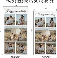 Vista 5 de Toalla de playa personalizada con foto y texto, 31 x 71 pulgadas, microfibra extra grande, absorbente, sin arena, toalla de secado rápido