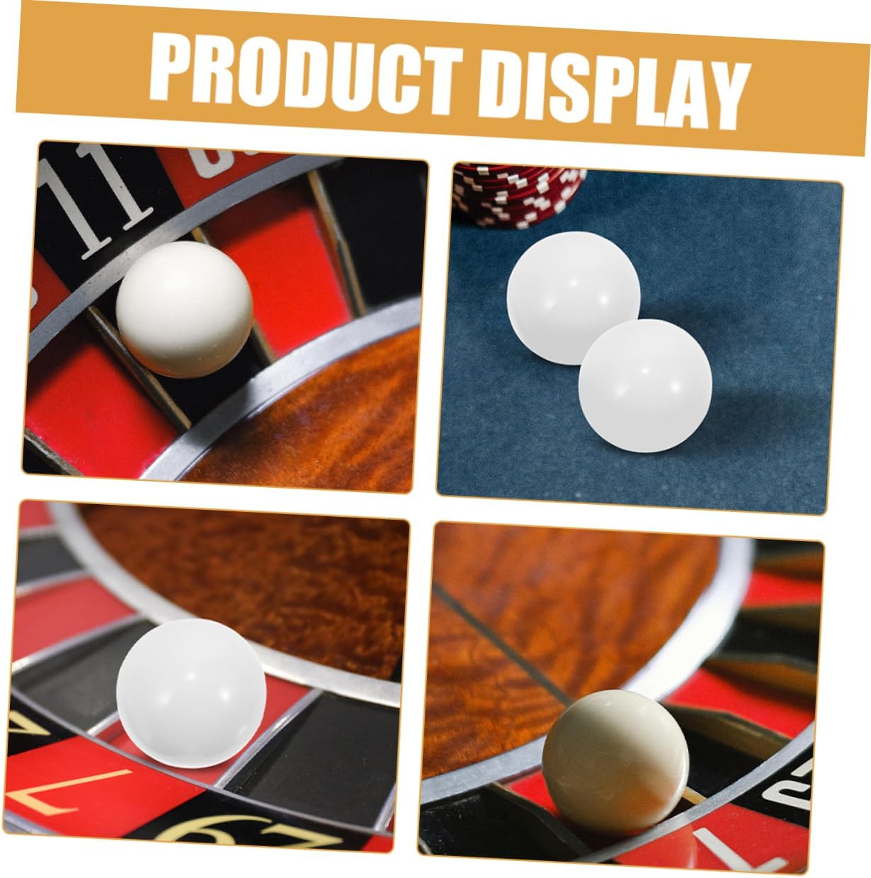 5pcs Careesha Please Roulette Cards Compatible Beads Roulette Wheel Beads Game Game Supplies