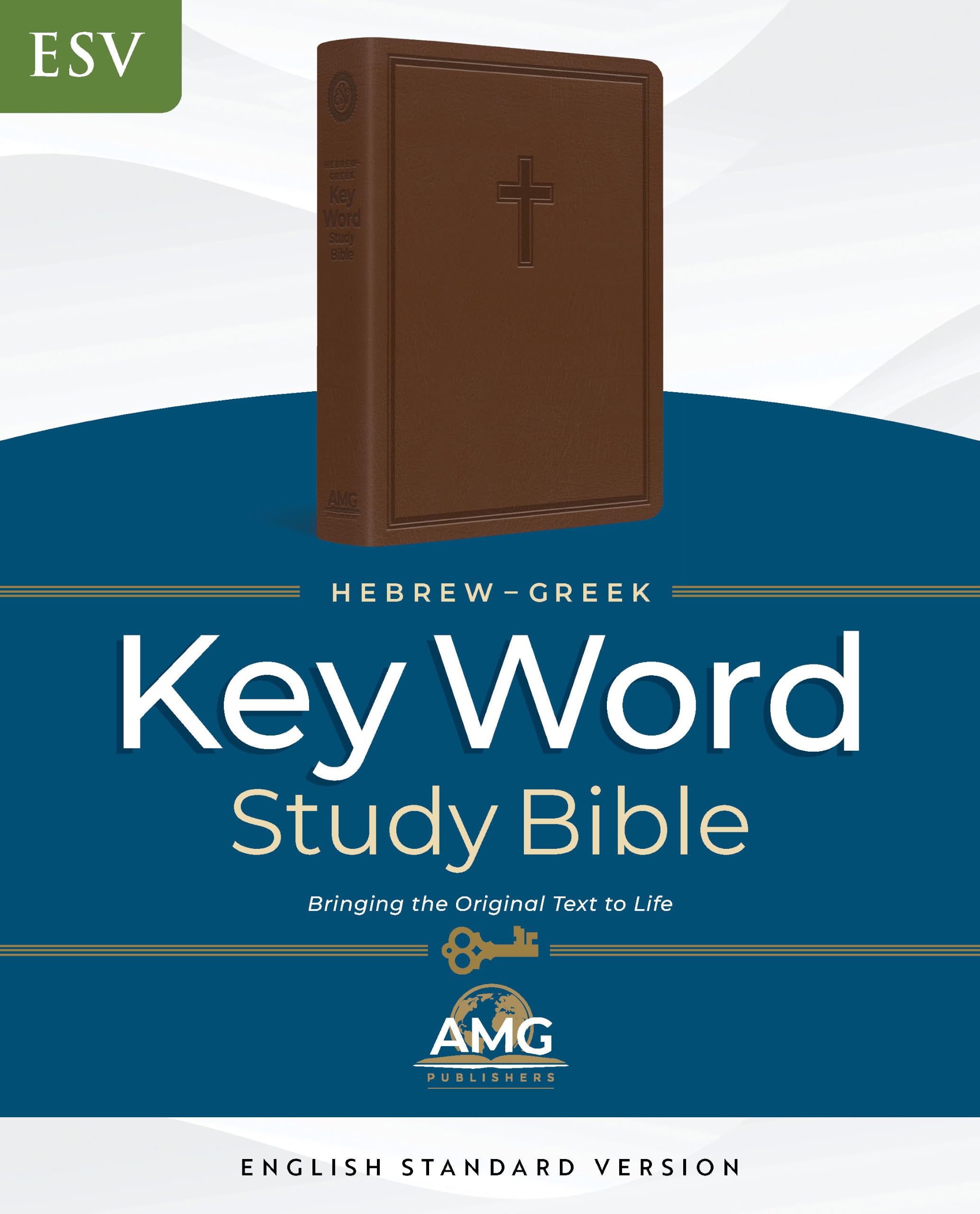 The Hebrew-Greek Key Word Study Bible: ESV Edition, Genuine Leather Thumb Indexed