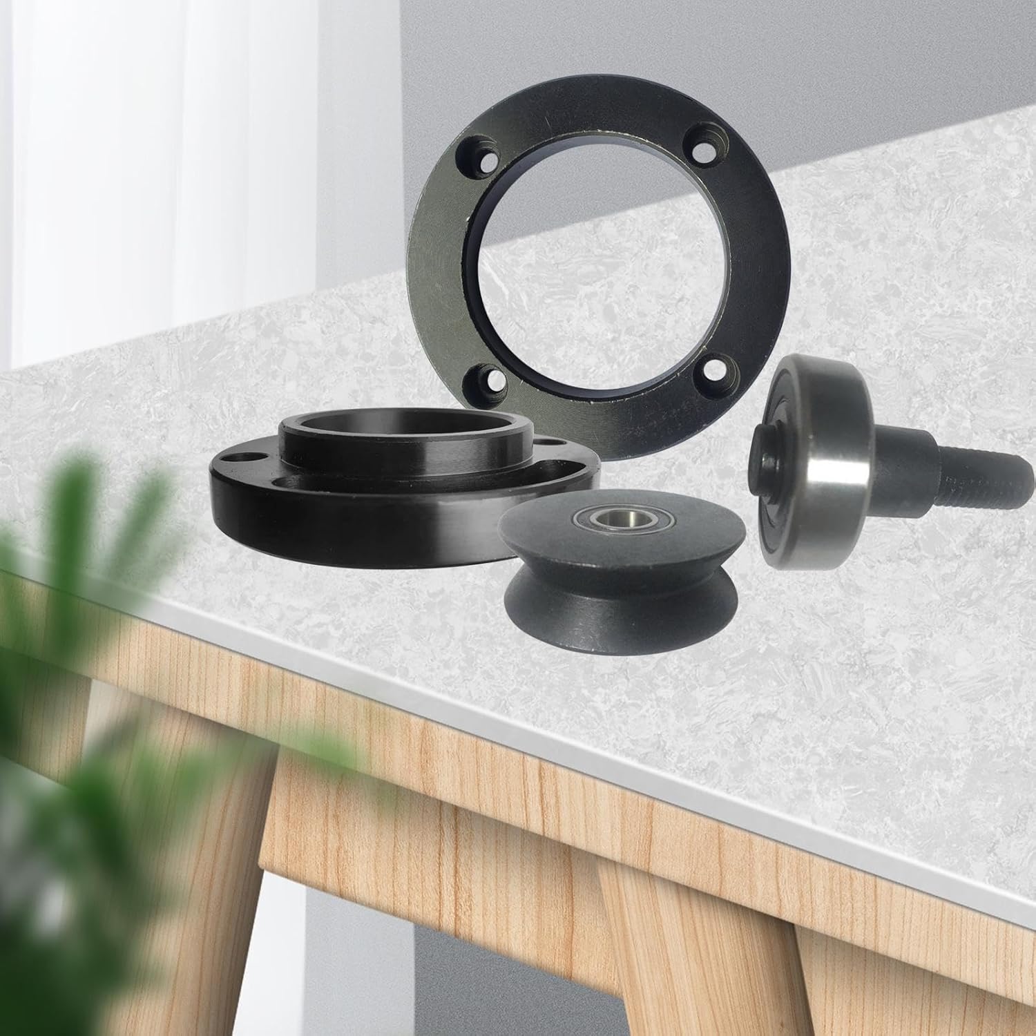 ILSMYSUTRA® CNC Machine Tools Accs Useful CNC Machine Tools Parts for Men Beginner Adult Flange 9cmx1.2cm|Tools|Power Tools|Grinders