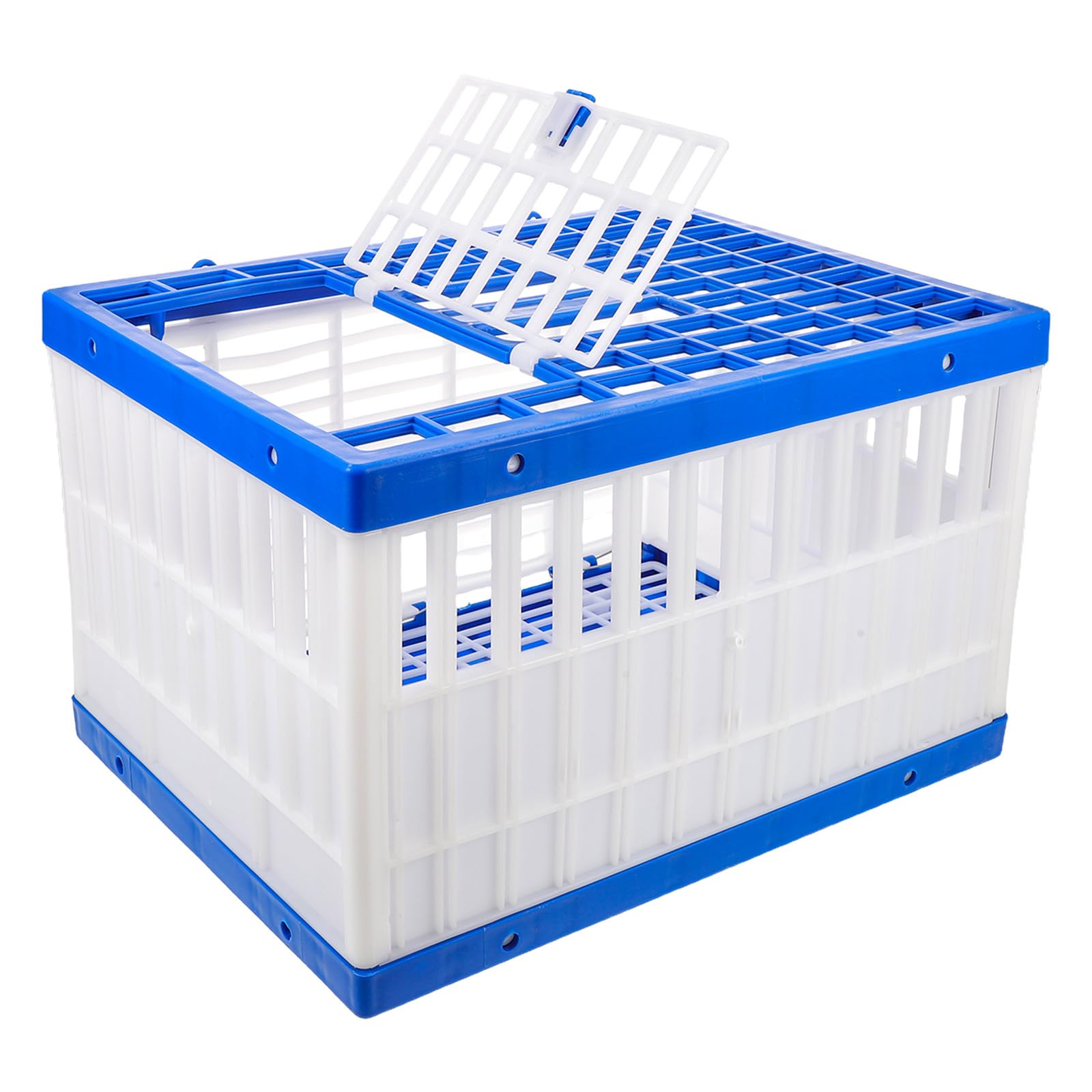 Abaodam Jaula de Carreras Plegable para Palomas de Plástico Ventilada, Fácil de Limpiar y Almacenar, Transportín para Transporte Diario y Liberación en Club de Competición, 40x30x25 Cm