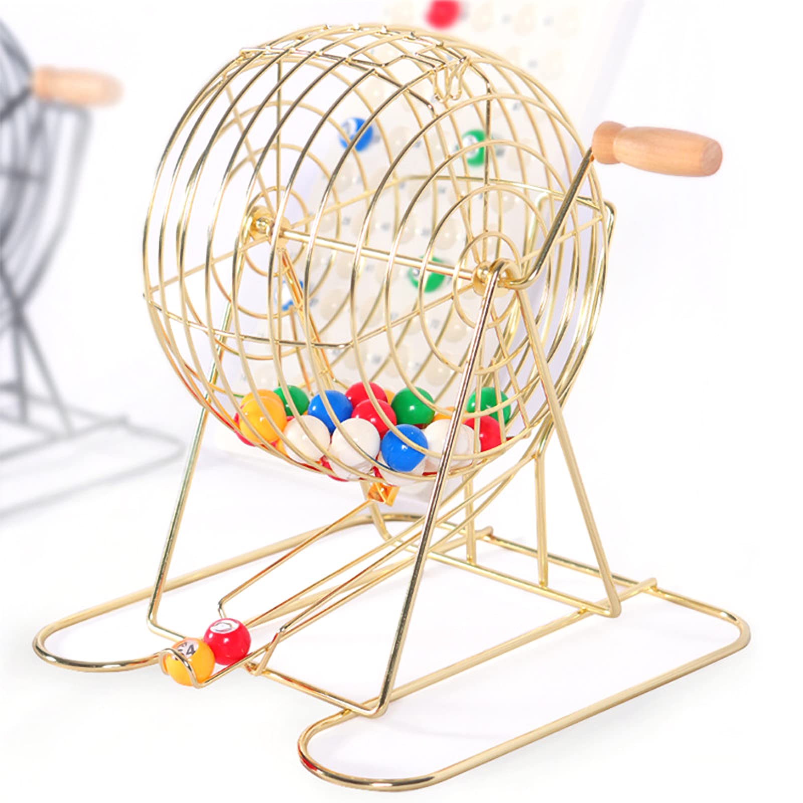 Machine de Loterie de Bingo en Métal et Accessoires de Loterie pour Fête et Loto