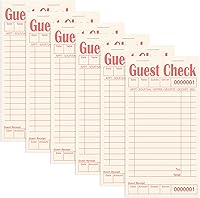 Vista 13 de Paquete de 6 Libros de Comandas para Meseros, Blocs de Notas para Servidores, Talonario de Comandas, Bloc de Notas para Meseras para Restaurantes