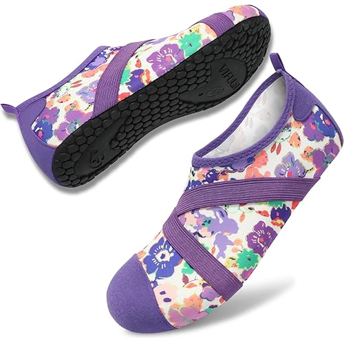 VIFUUR Womens Mens Water Shoes Barefoot Quick Dry Aqua Socks for Beach Swim Yoga Outdoor Sports