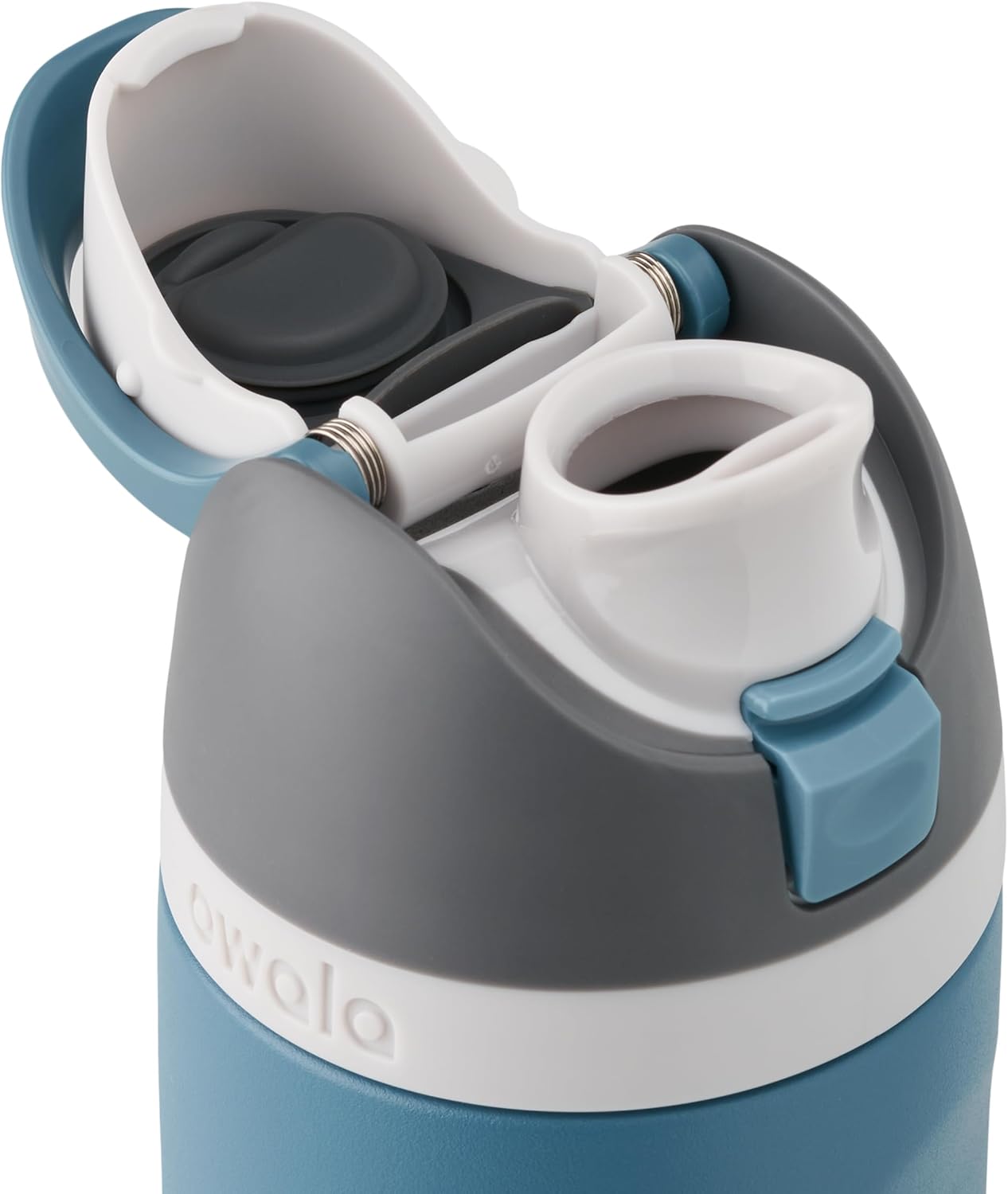 BlenderBottle C05951 FreeSip 24oz Stainless Steel - Blue Oasis - Image 4