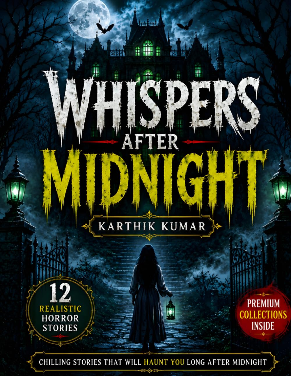 Whispers After Midnight: 12 Chilling Realistic Horror Stories Filled with Paranormal Secrets, Haunted Places, Psychological Fear, and Midnight Terror for Teens and Adults
