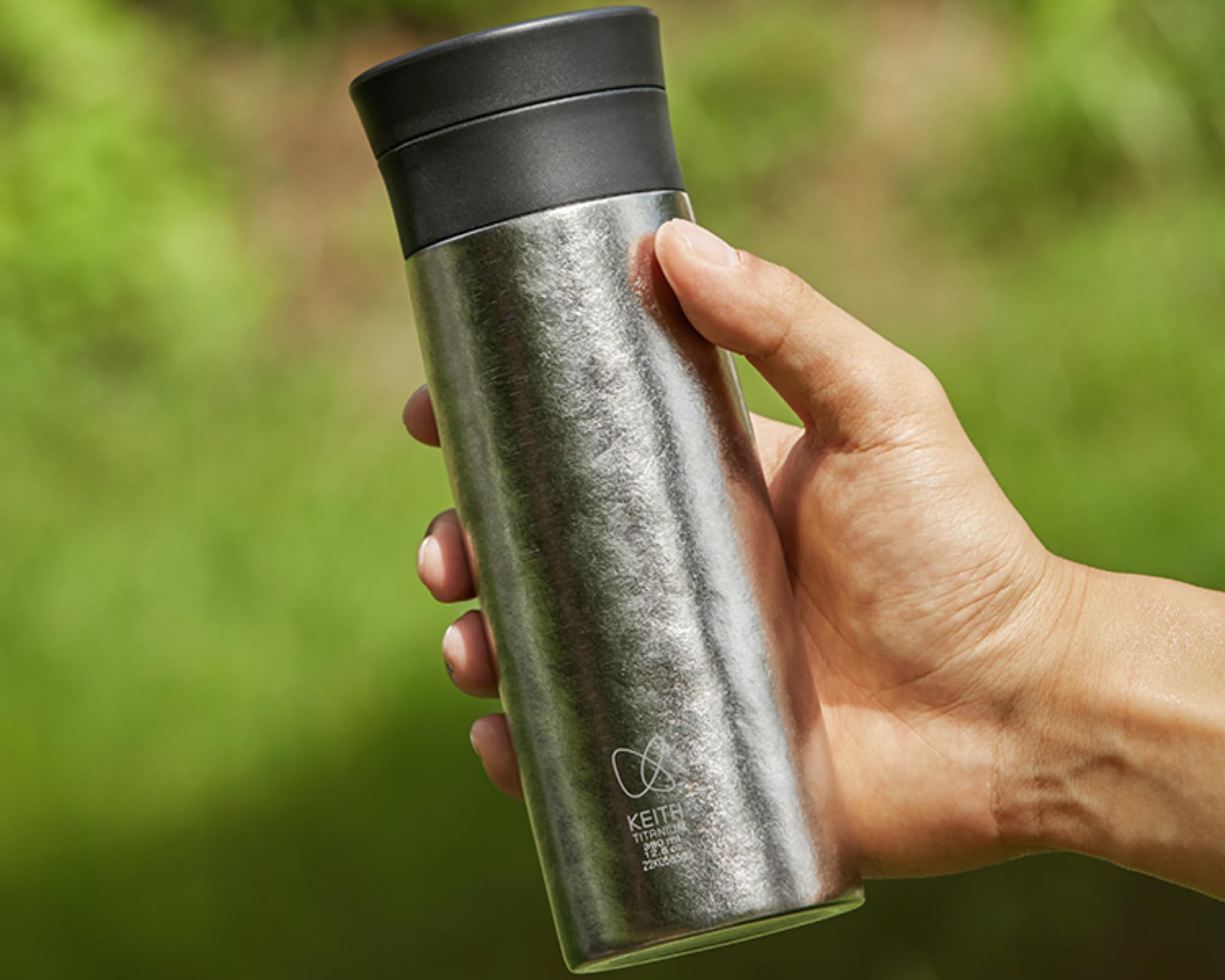 Amazon | KEITH チタン 水筒 魔法瓶 380ml ボトル 超軽量頑丈 保温保冷