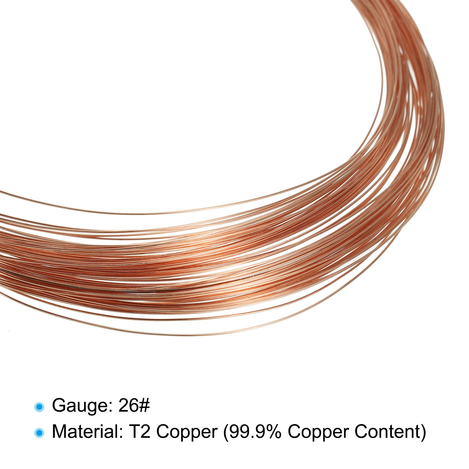 PATIKIL 66 Feet Solid Bare Copper Wire - Image 3