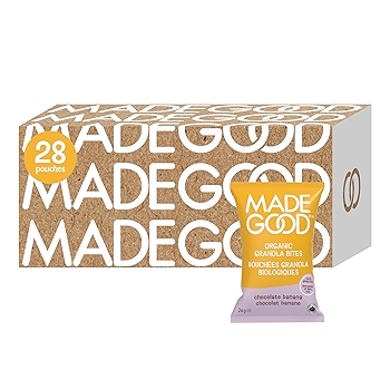 MadeGood 巧克力香蕉格兰诺拉能量块 无麸质零食