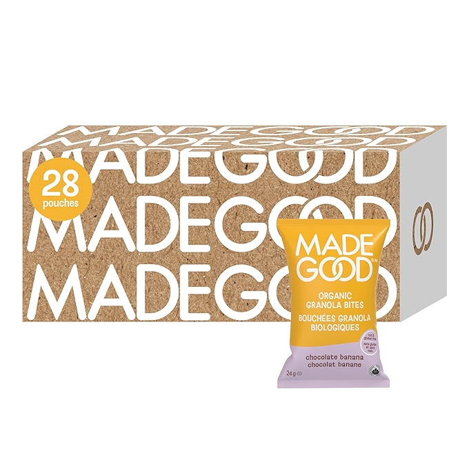 MadeGood 巧克力香蕉格兰诺拉能量块 无麸质零食