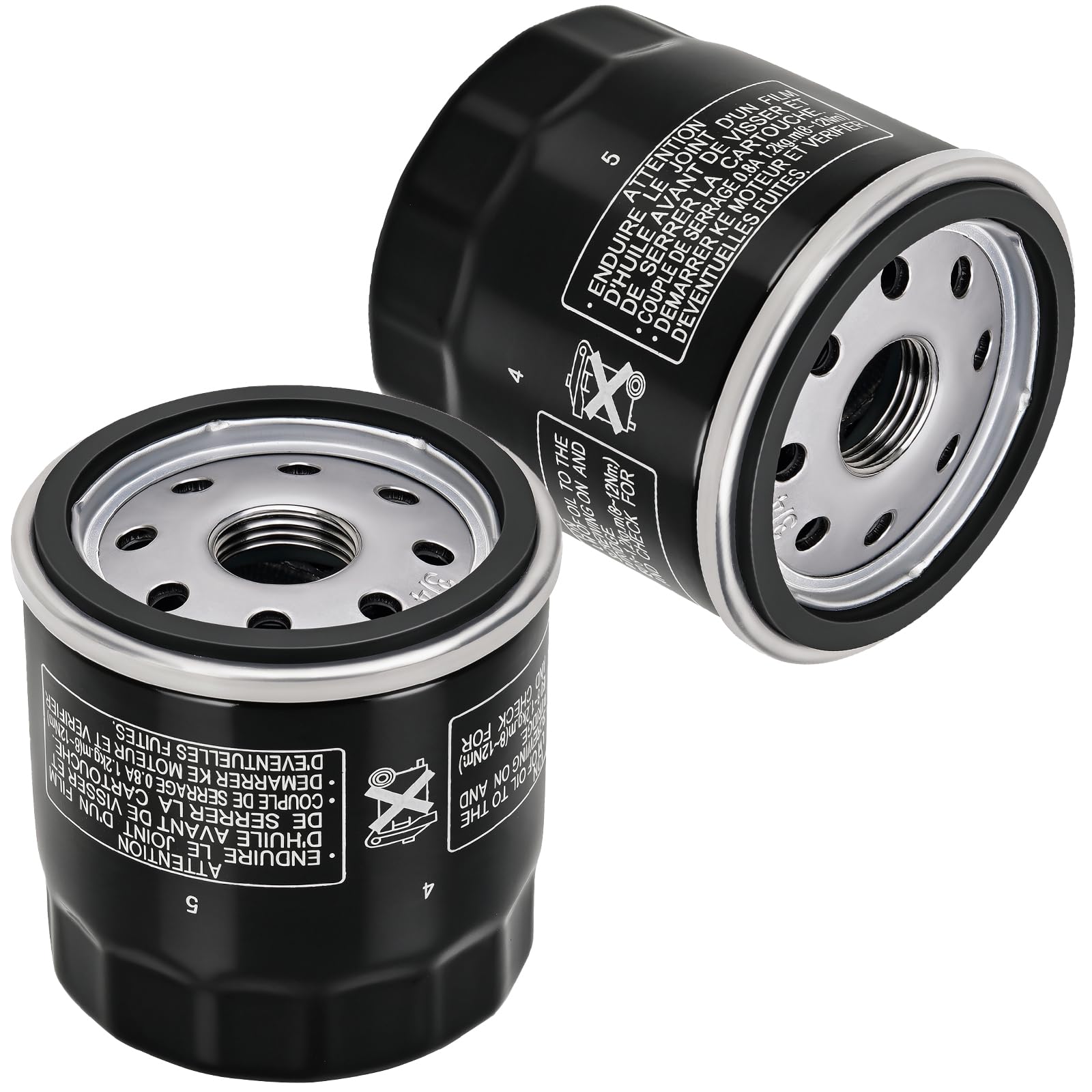 49065-0724 Oil Filter for Kawasaki 49065-7010 49065-2071 2 Pcs