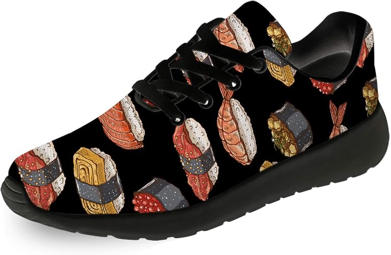 Tenis de correr para mujer y hombre, sushi, japonesas, para deportes al  aire libre, entrenamiento cruzado, regalo personalizado : Ropa, Zapatos y  Joyería - Amazon.com