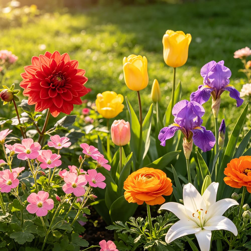 FioriRizoma multicolore - giardino d'appartamento esotiche giardino 30Bulbi
