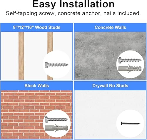 Miniatura 6 de Suptek Soporte de pared para TV sin pernos para la mayoría de televisores de 23 a 60 pulgadas de hasta 99 libras, soporte de TV de perfil bajo sin