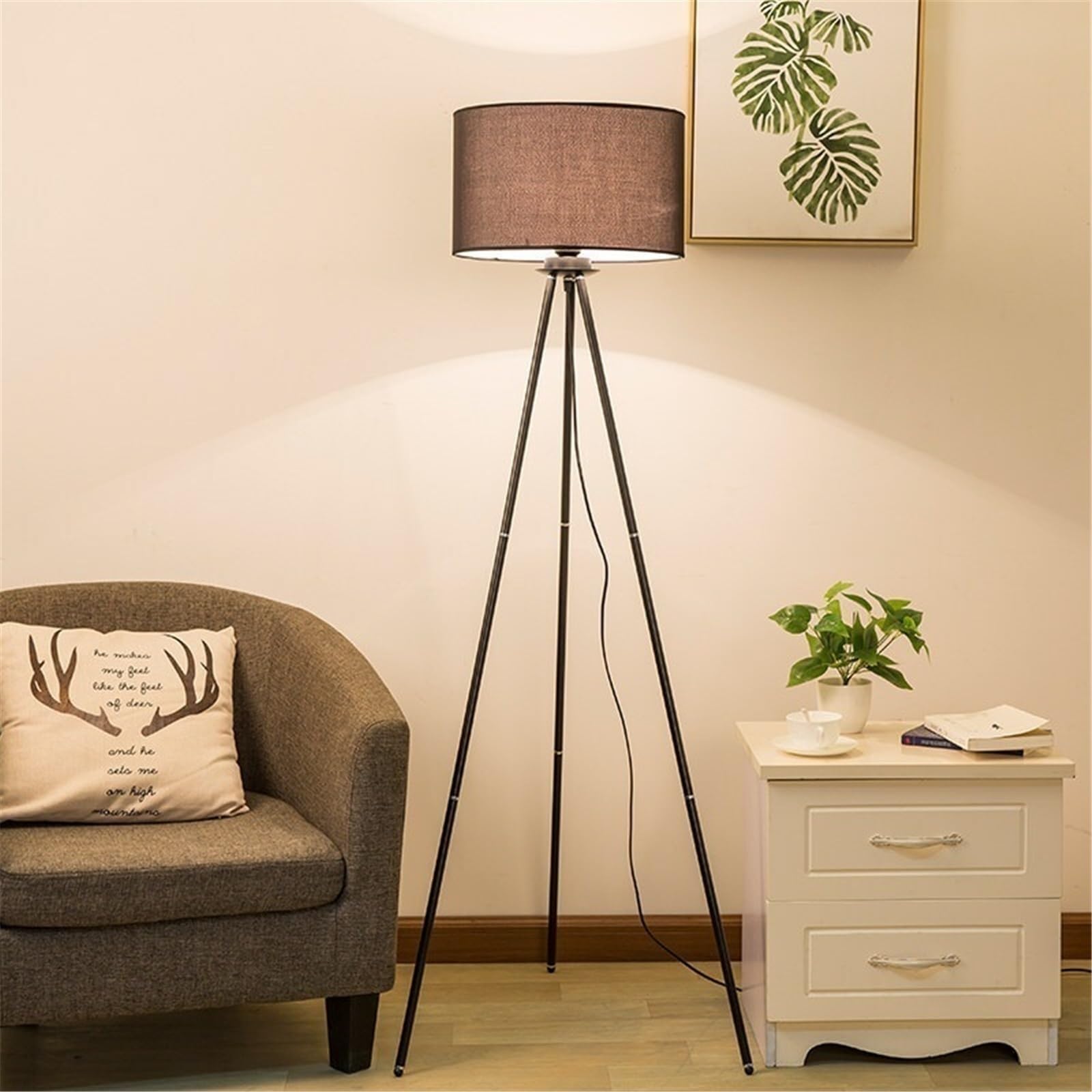 Soggiorno Lampada da Terra con treppiede Decorazione