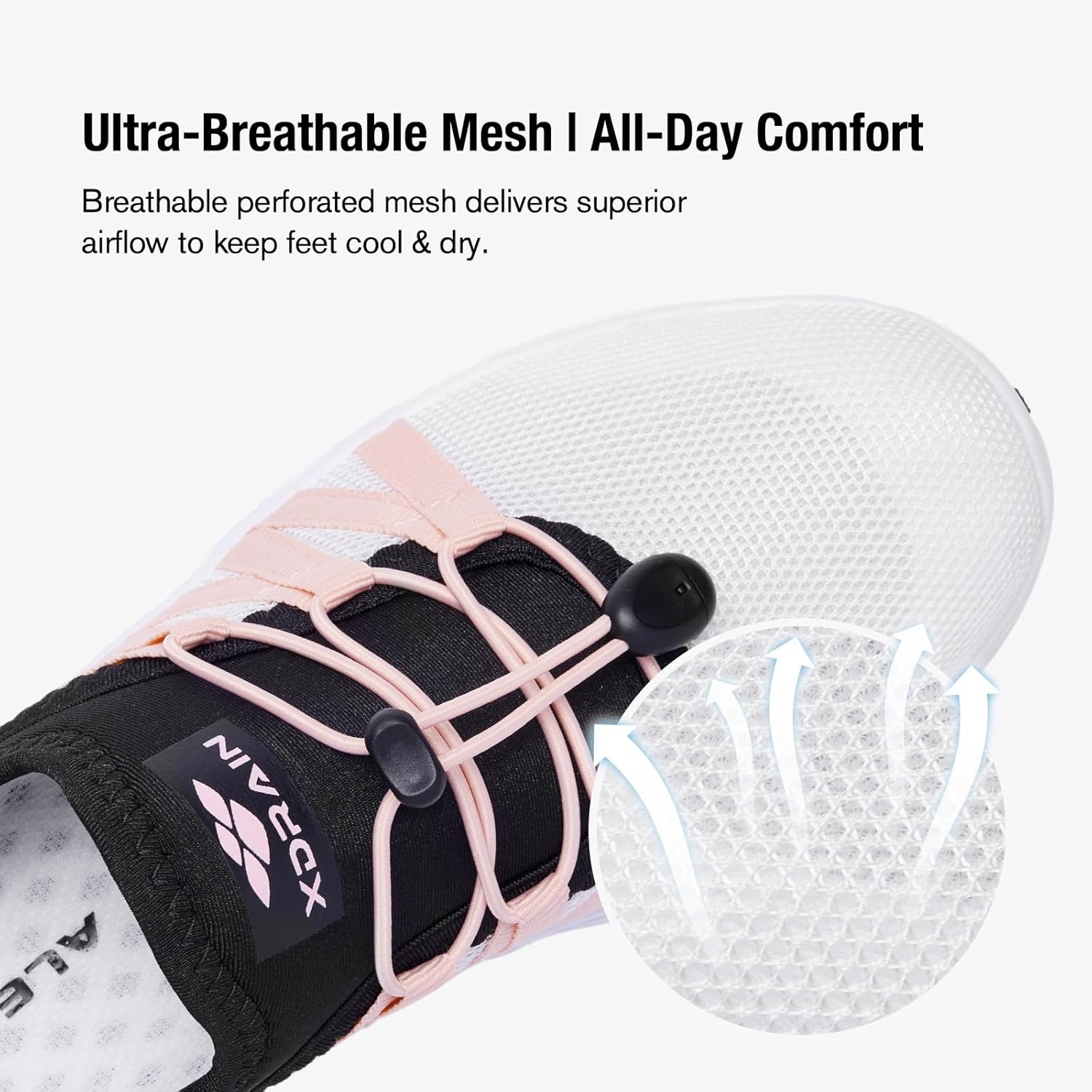 Aleader Women's Mesh Slip On Water Shoes