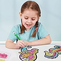 Vista 5 de Kit de 14 piezas de puntas de rosca de tornillo de metal, herramientas y accesorios para lápiz de pintura de diamantes, un lápiz de resina