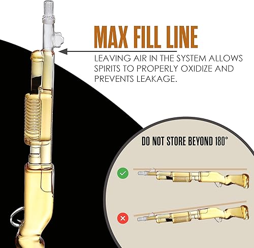 Miniatura 8 de Houseables Decantador de pistola, pistola de licor, juego de decantador de tequila, escopeta de alcohol, regalos para hombres, beber, soporte para