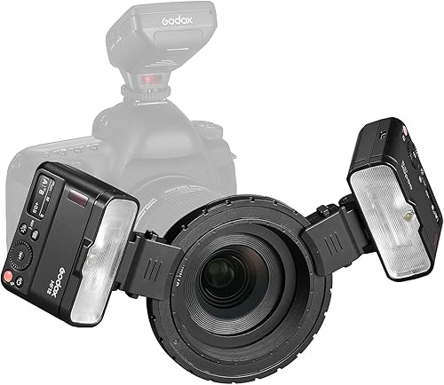 Miniatura 6 de Godox MF12 MF12-K2 Macro Flash con disparador XproII-S para Sony Off-Camera TTL Flash Speedlite 12W, control inalámbrico 2.4G, modo TTL/M, batería