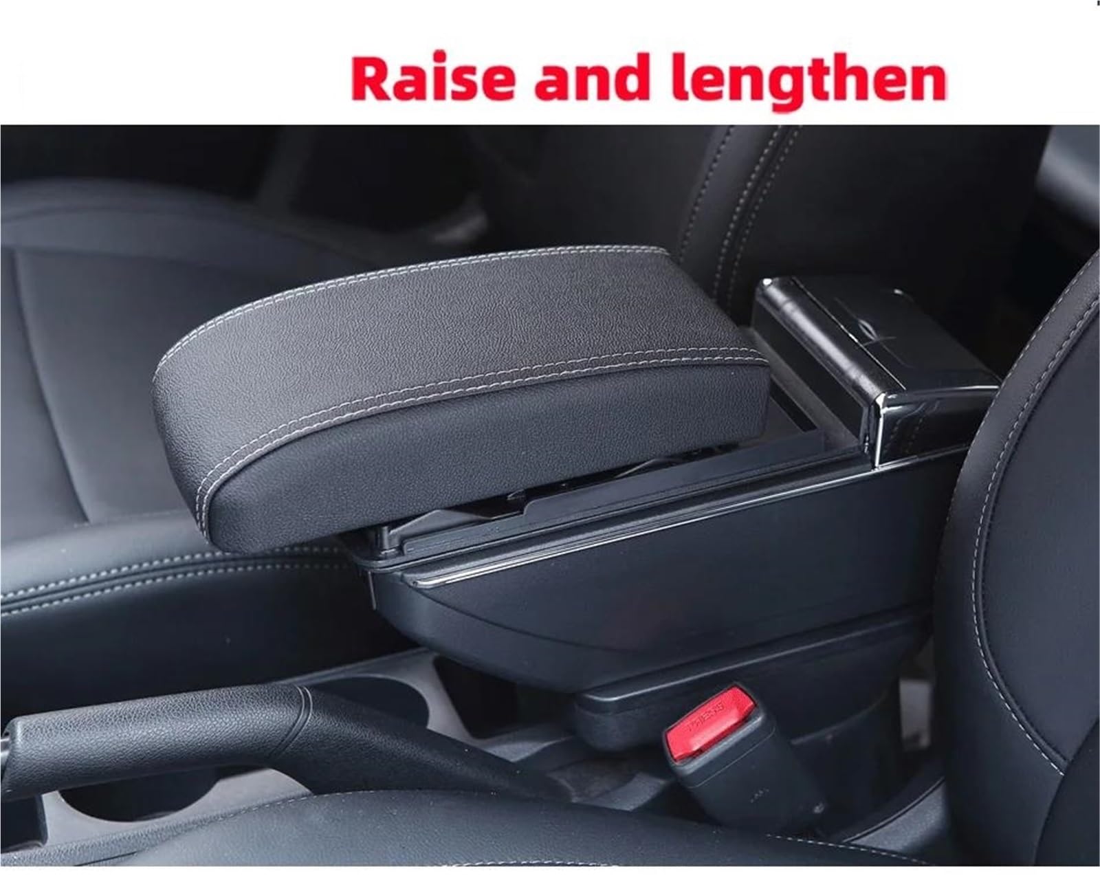 Accoudoir De Voiture Pour Peugeot 208 (2008) (2019-2024) Boîte Rangement Pièces Détail Intérieur Accessoire Pour Espace Utilitaire Arrière(Type G)